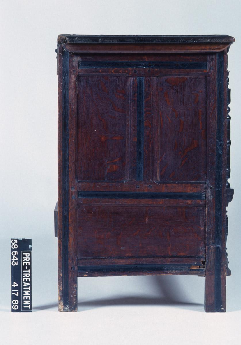 1958.0543 Chest, before conservation treatment, view 3