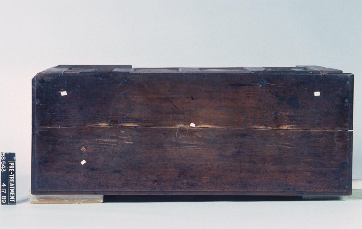 1958.0543 Chest, before conservation treatment, view 5