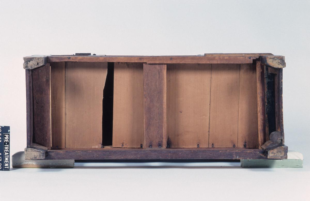 1958.0543 Chest, before conservation treatment, view 6