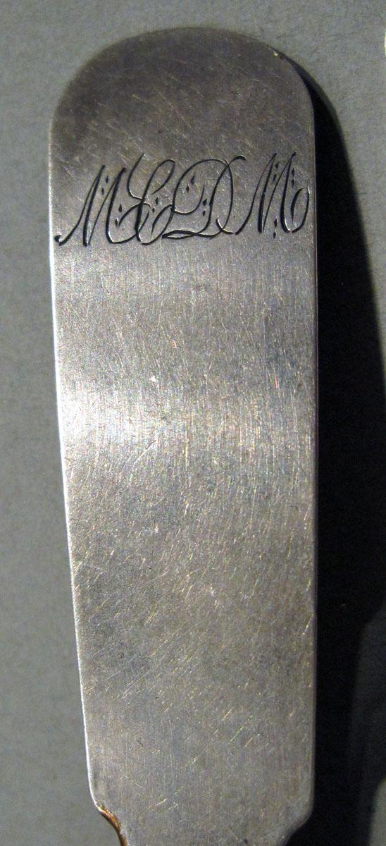 1998.0004.1325 Silver Spoon engraving