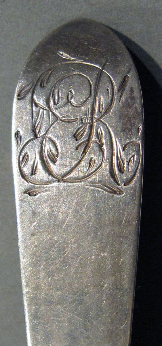 1998.0004.1328 Silver Spoon engraving
