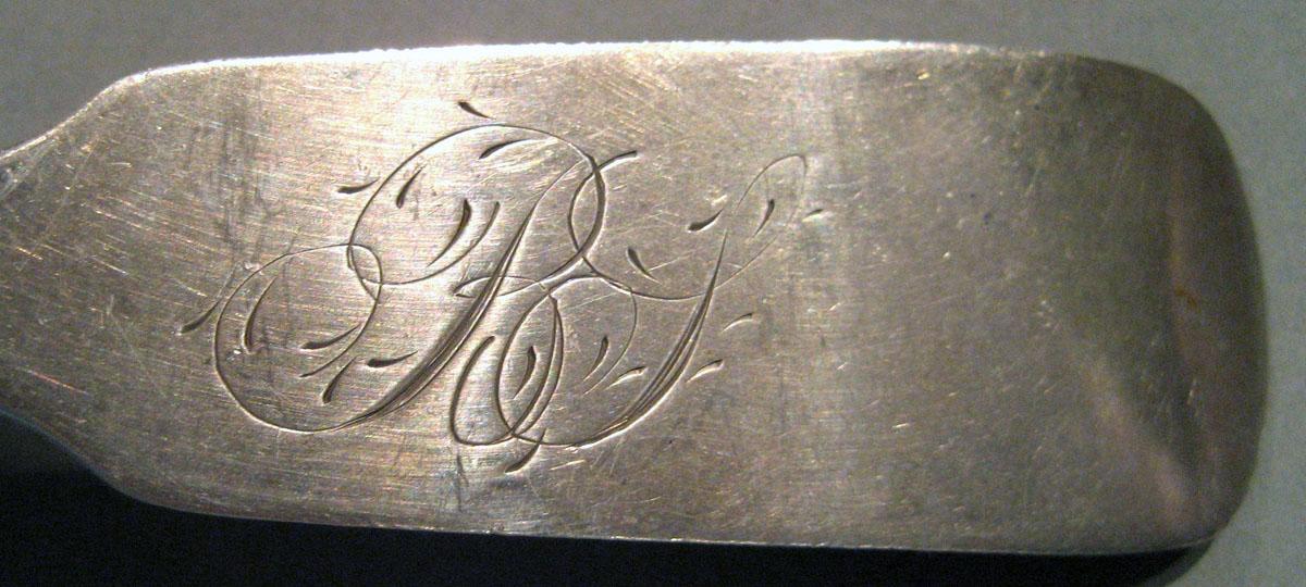 1998.0004.132 Silver Spoon engraving