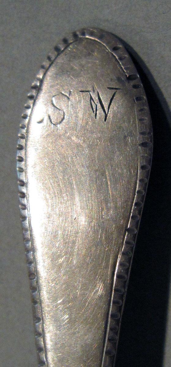 1998.0004.1331 Silver Spoon engraving