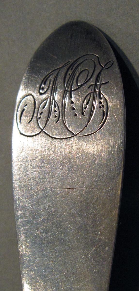 1998.0004.1332 Silver Spoon engraving