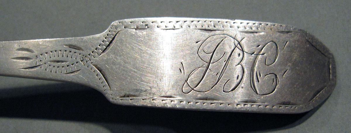 1998.0004.1333 Silver Spoon engraving