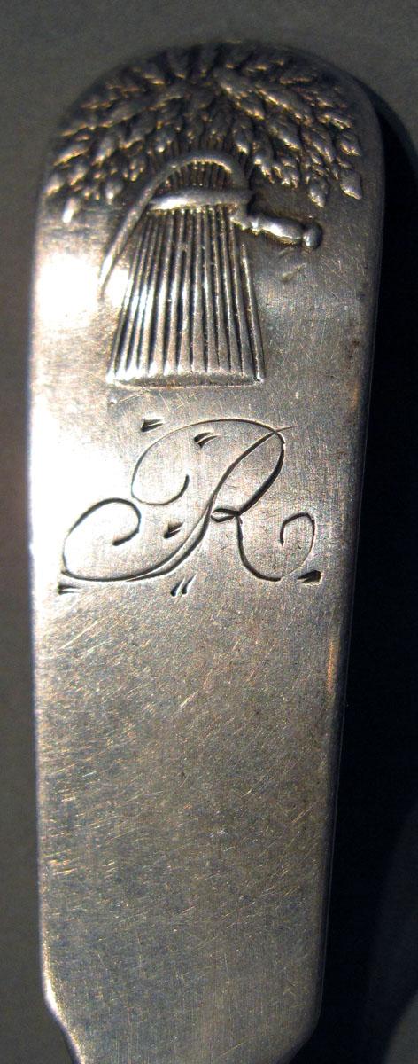 1998.0004.1334 Silver Spoon engraving