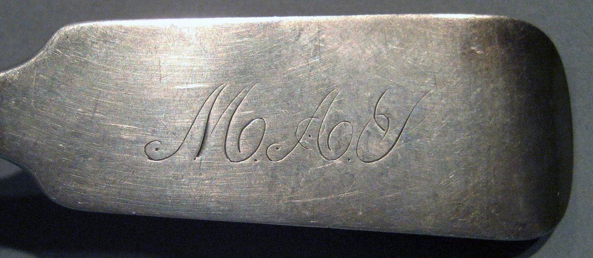 1998.0004.133 Silver Spoon engraving