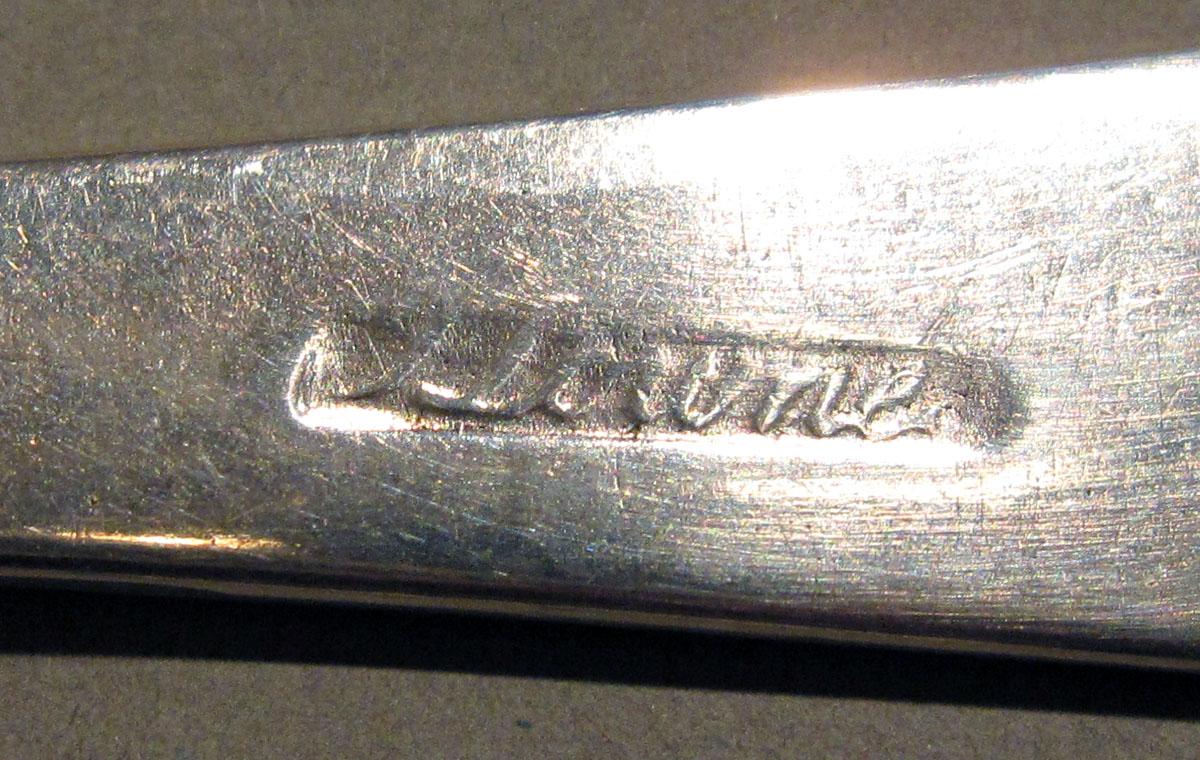 1998.0004.1340 Silver Spoon mark