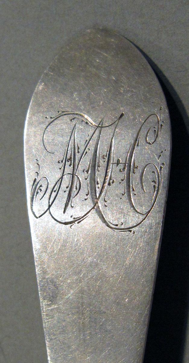 1998.0004.1341 Silver Spoon engraving