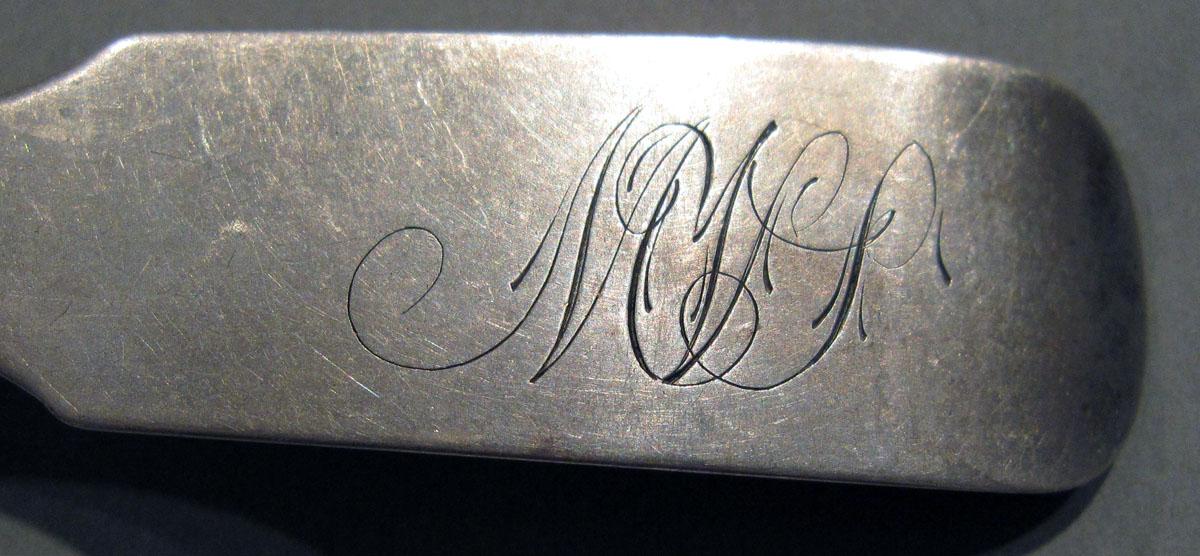 1998.0004.1346 Silver Spoon engraving