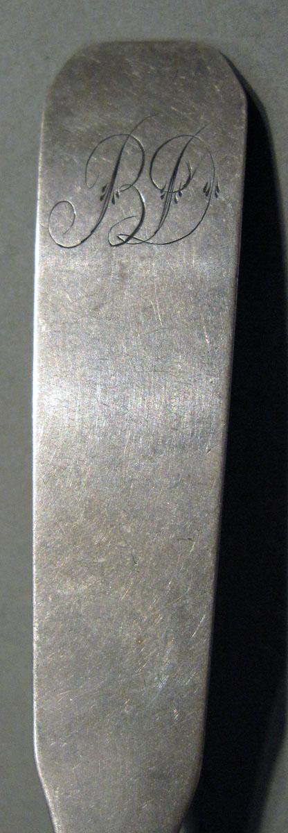 1998.0004.1350 Silver Spoon engraving