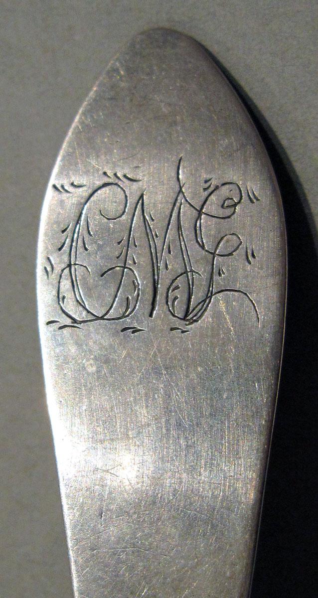 1998.0004.1351.001 Silver Spoon engraving