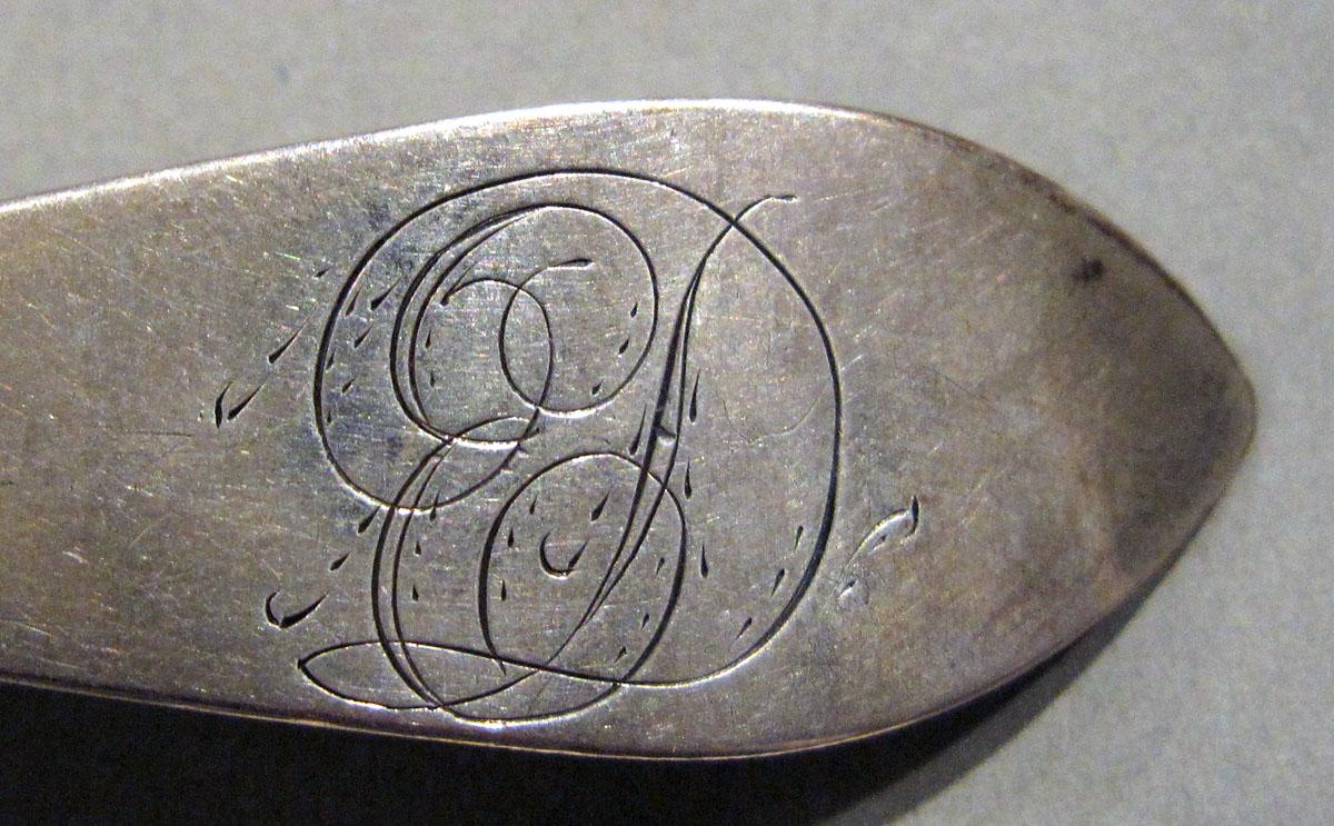 1998.0004.1352.001 Silver Spoon engraving