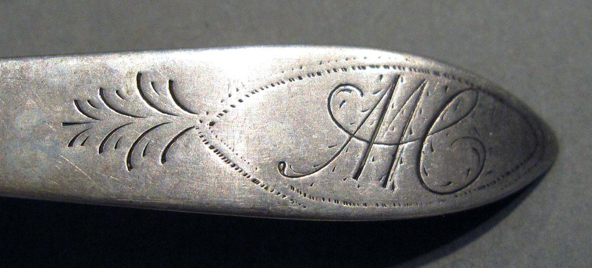 1998.0004.1354.002 Silver Spoon engraving