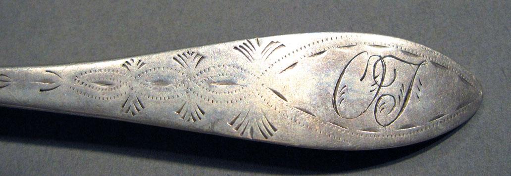 1998.0004.1358 Silver Spoon engraving