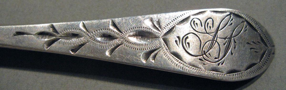 1998.0004.1359 Silver Spoon engraving