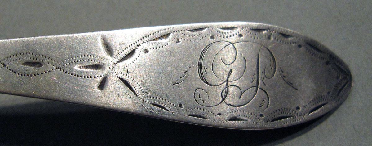 1998.0004.1360 Silver Spoon engraving