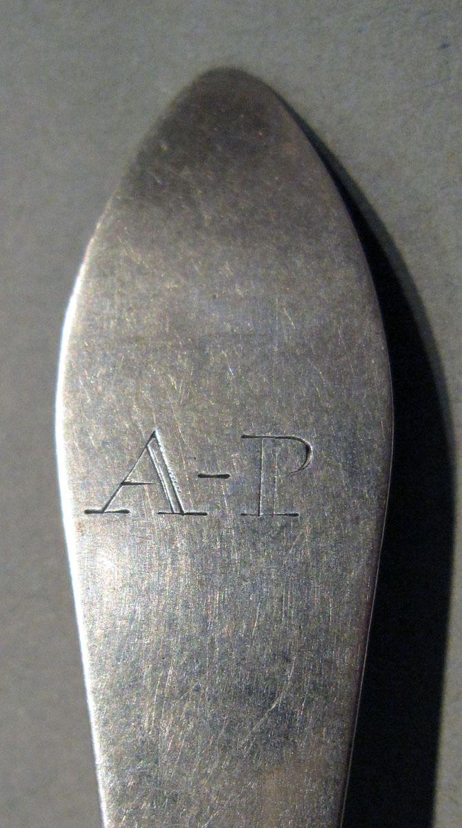 1998.0004.1362 Silver Spoon engraving