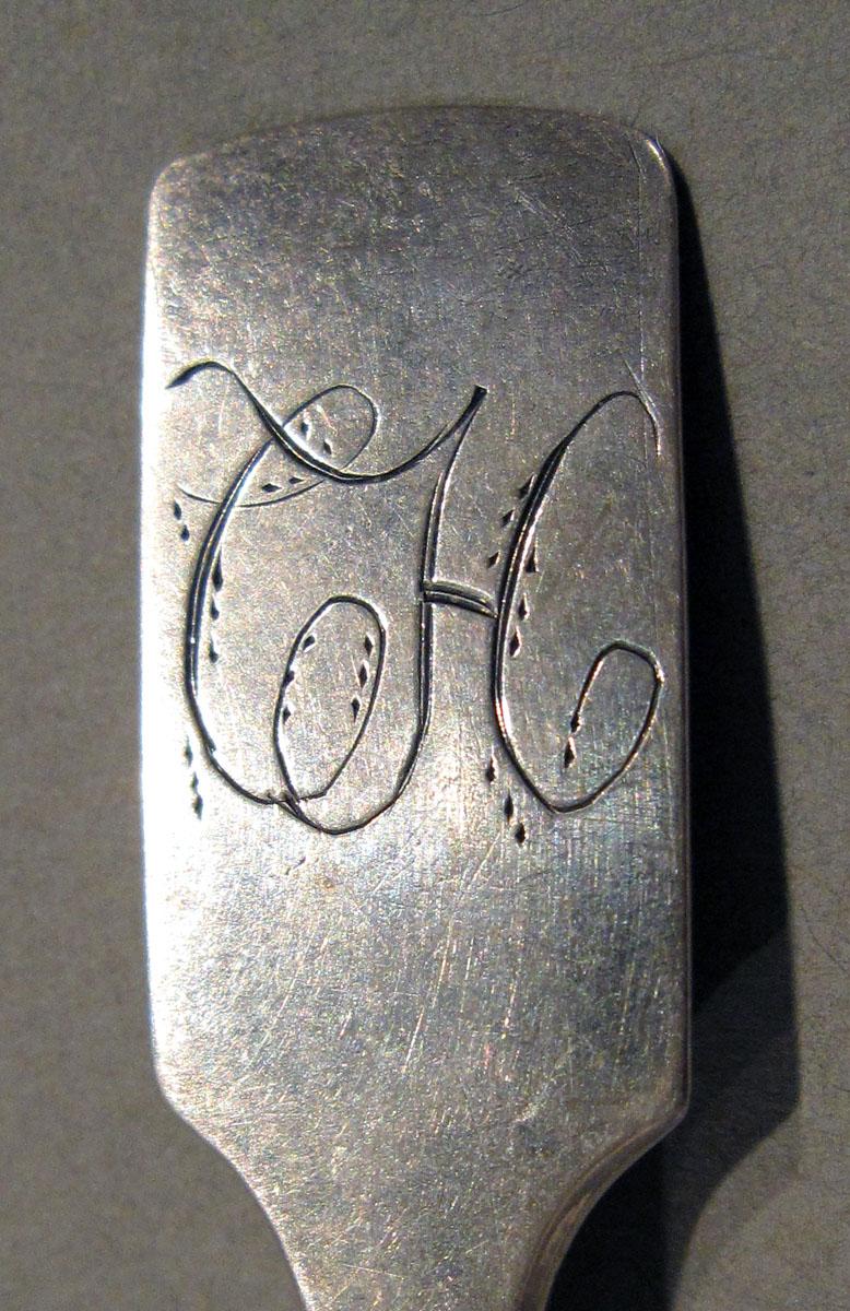 1998.0004.1363 Silver Spoon engraving