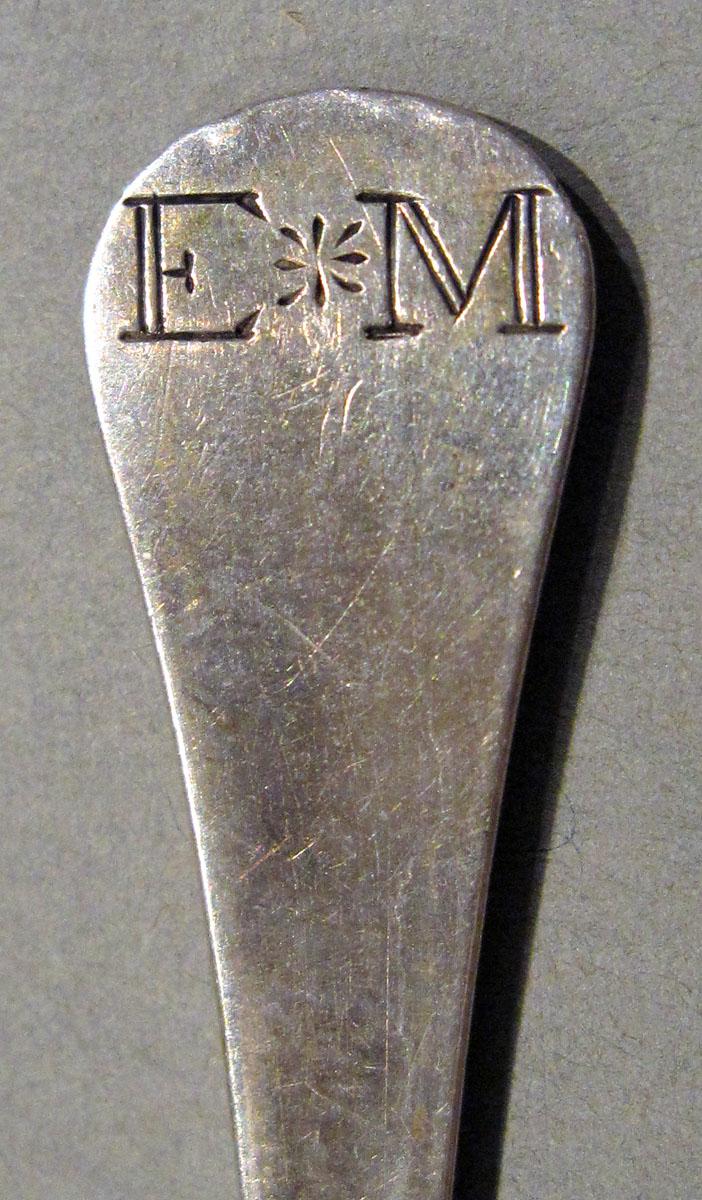 1998.0004.1365 Silver Spoon engraving