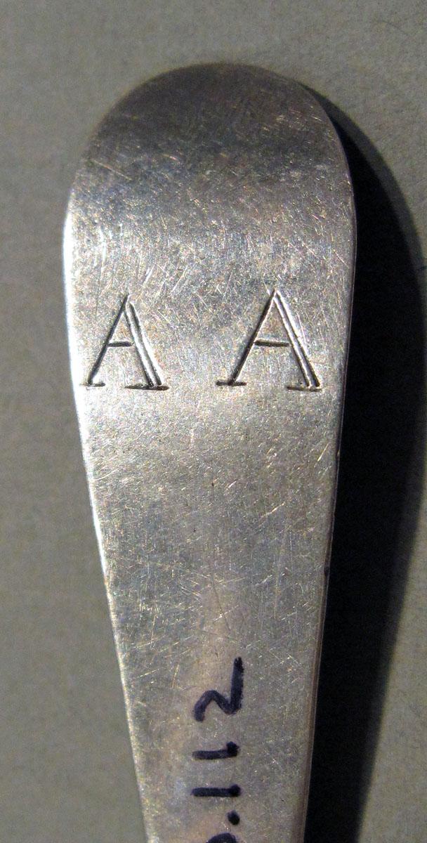 1998.0004.1366 Silver Spoon engraving