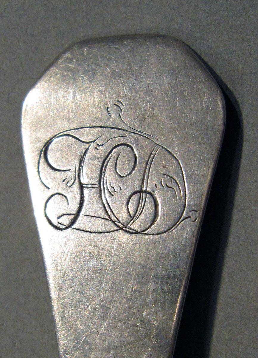 1998.0004.1373 Silver Spoon engraving