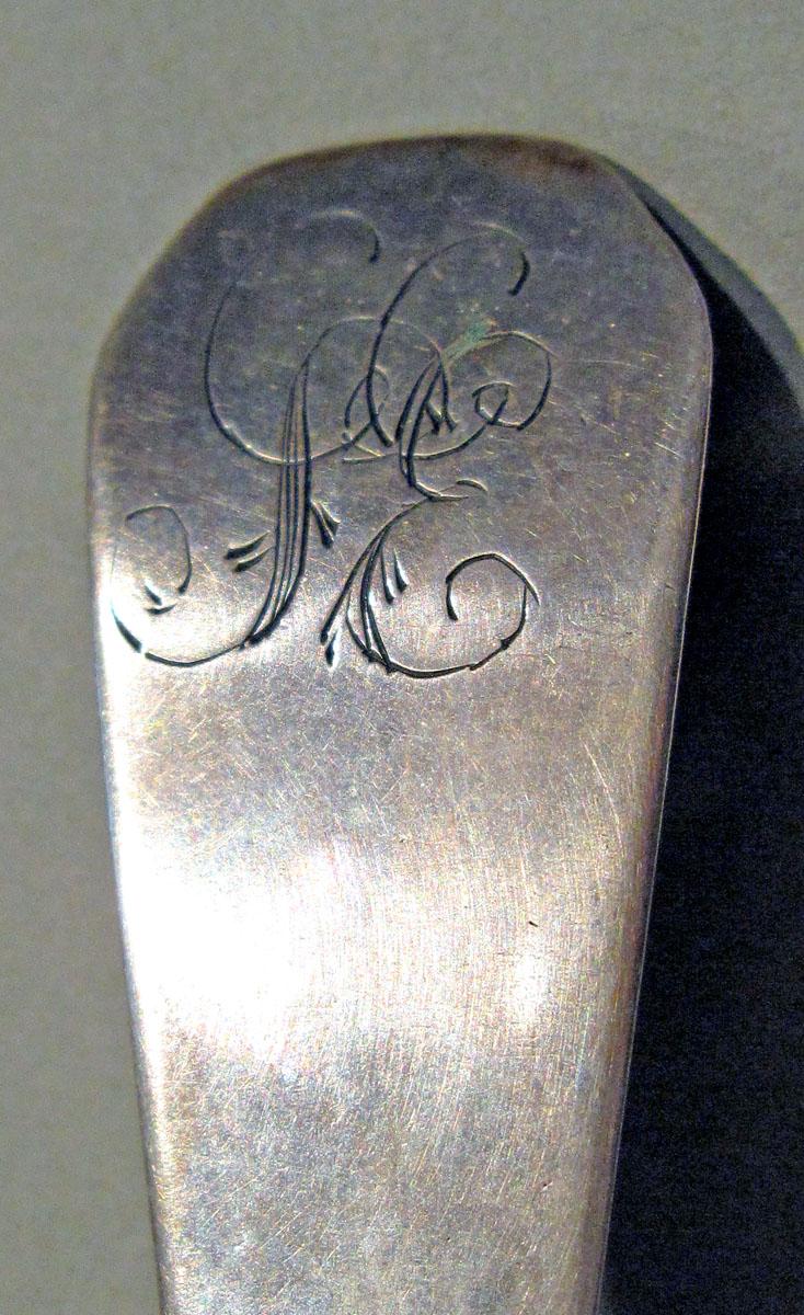 1998.0004.1380 Silver Spoon engraving