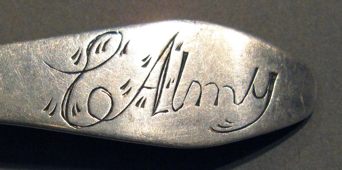 1998.0004.1381 Silver Spoon engraving
