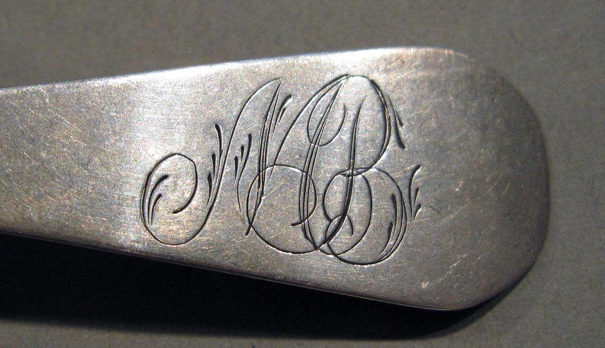 1998.0004.1384 Silver Spoon engraving