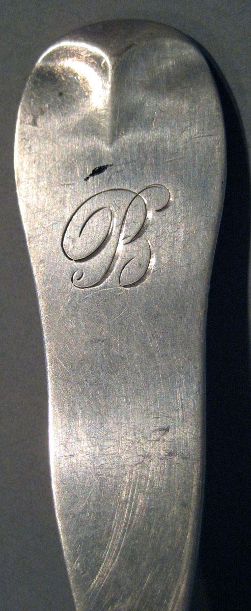 1998.0004.138 Silver Spoon engraving upper surface