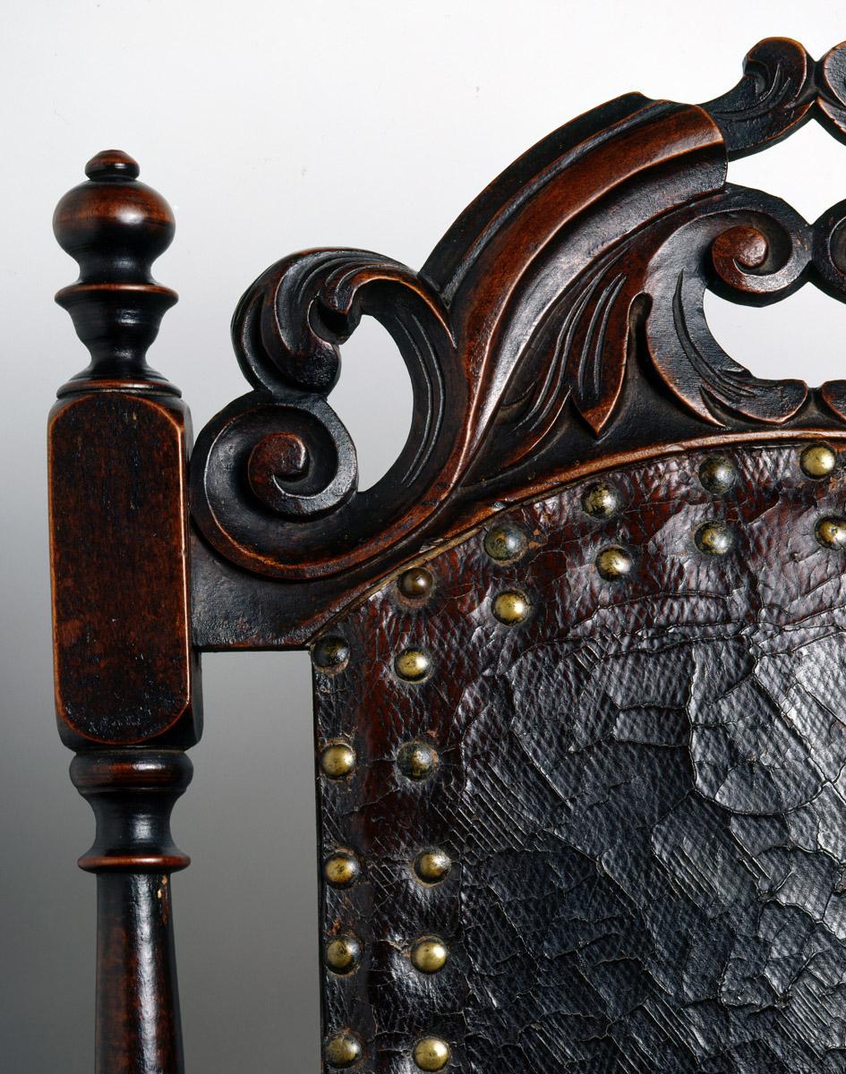 1958.0553 Chair, Armchair (detail)
