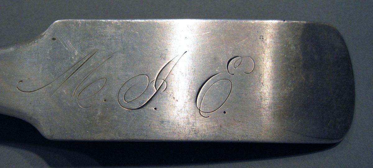 1998.0004.1390 Silver Spoon engraving