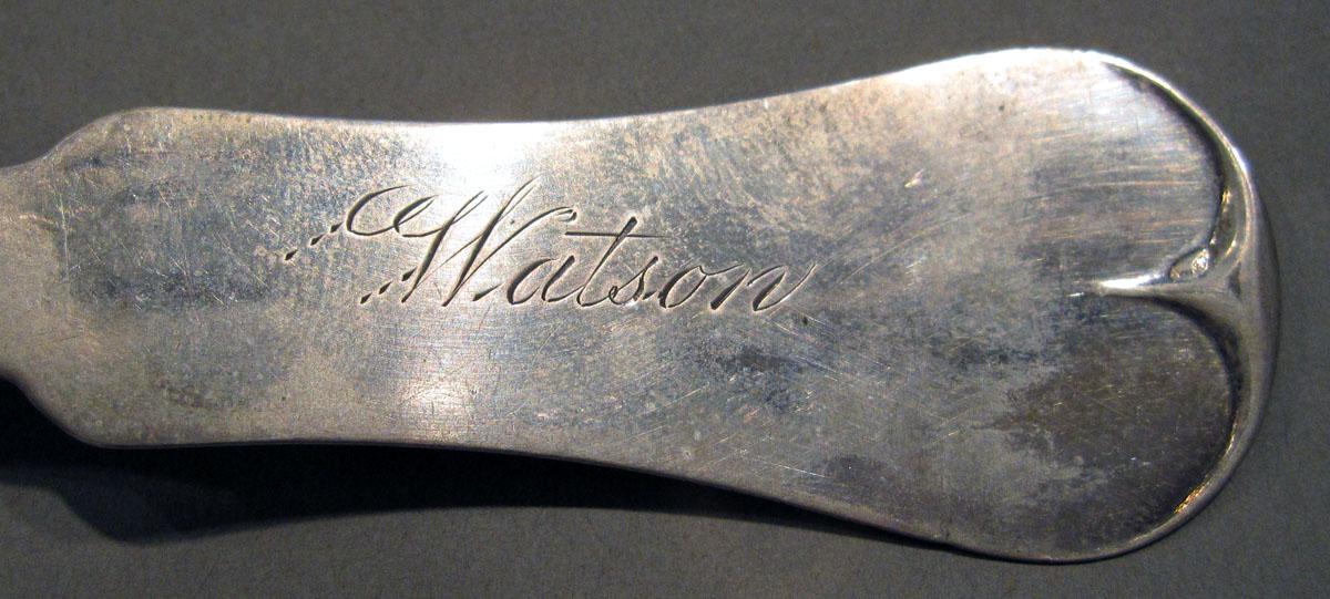 1998.0004.1391.001 Silver Spoon engraving