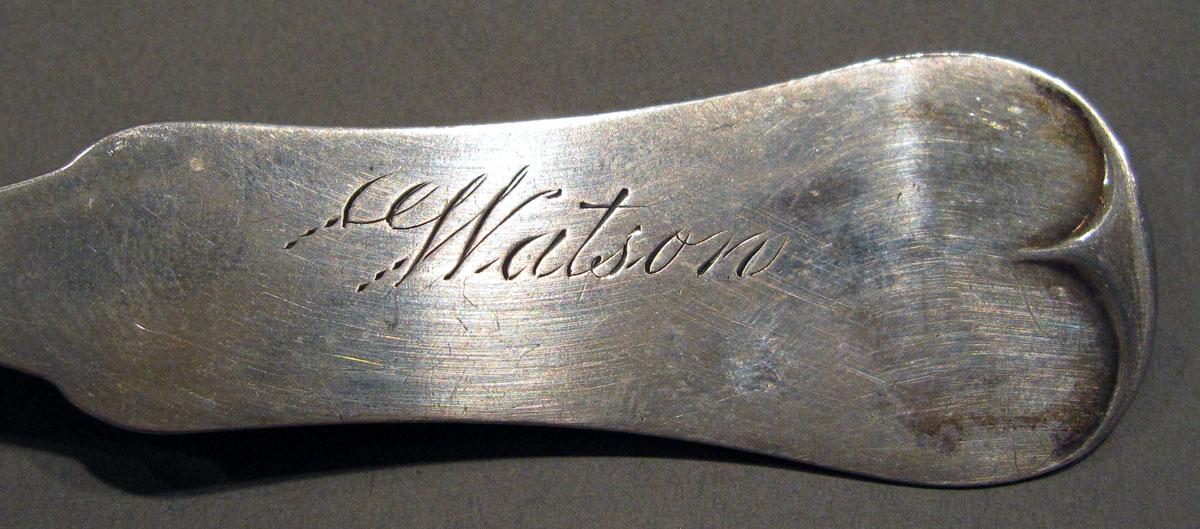 1998.0004.1392.002 Silver Spoon engraving