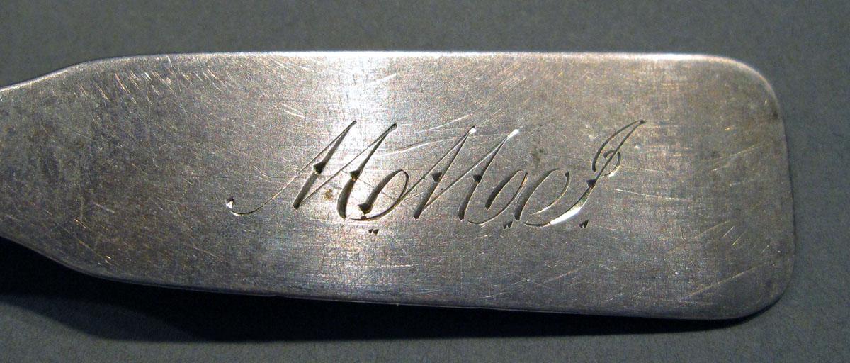 1998.0004.1396.001 Siver Spoon engraving