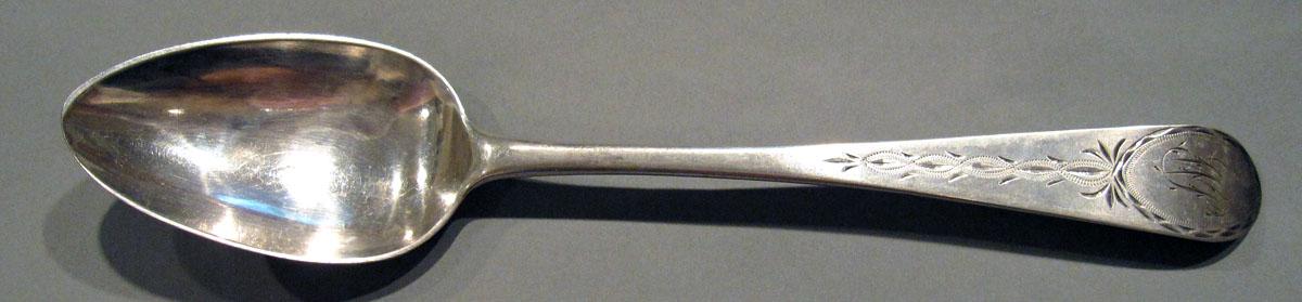 1998.0004.1398.001 Siver Spoon upper surface