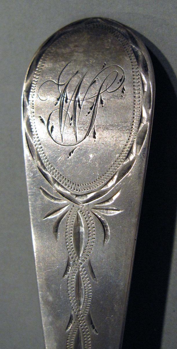 1998.0004.1398.001 Siver Spoon engraving