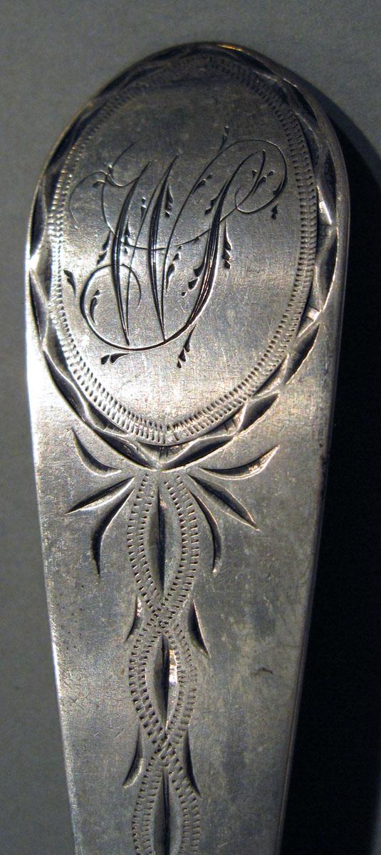 1998.0004.1398.003 Siver Spoon engraving