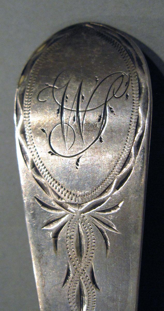 1998.0004.1398.005 Siver Spoon engraving