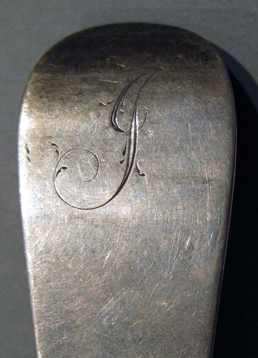 1998.0004.1399 Siver Spoon engraving