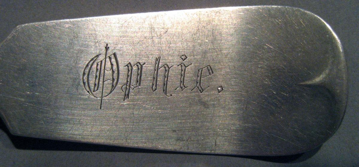 1998.0004.139 Silver Spoon engraving