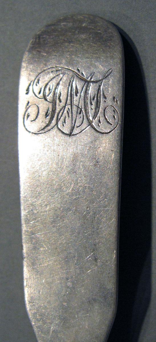 1998.0004.1401 Siver Spoon engraving