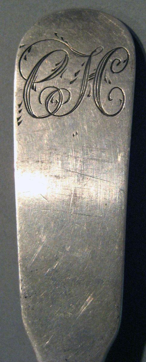 1998.0004.140 Silver Spoon engraving