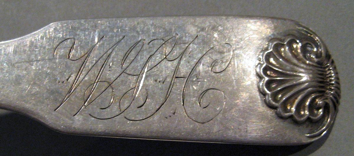 1998.0004.1412 Silver Spoon engraving
