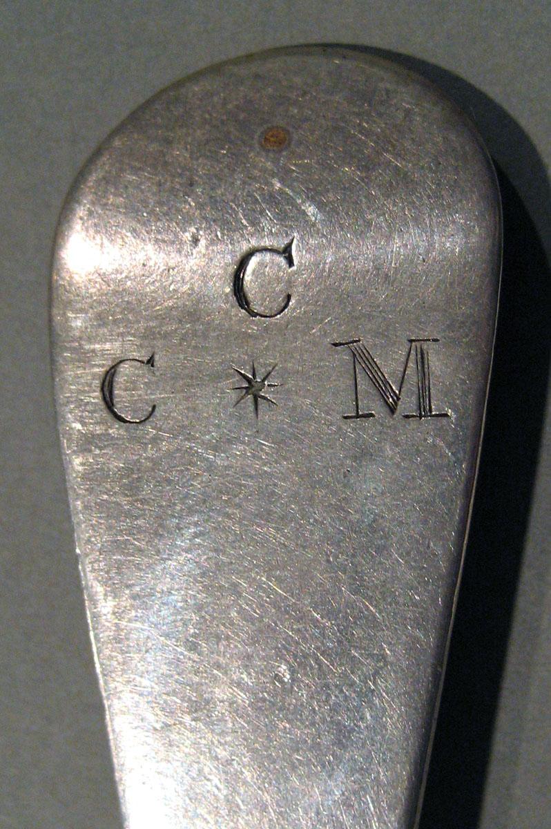 1998.0004.1415 Silver Spoon engraving