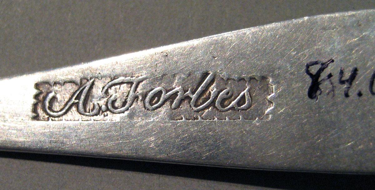 1998.0004.1419 Silver Spoon mark