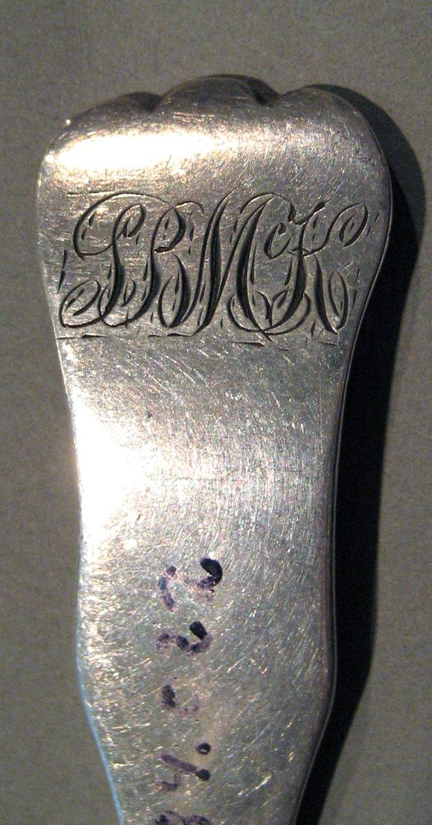 1998.0004.1424 Silver Spoon engraving