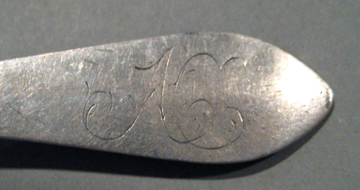 1998.0004.1426 Silver Spoon engraving