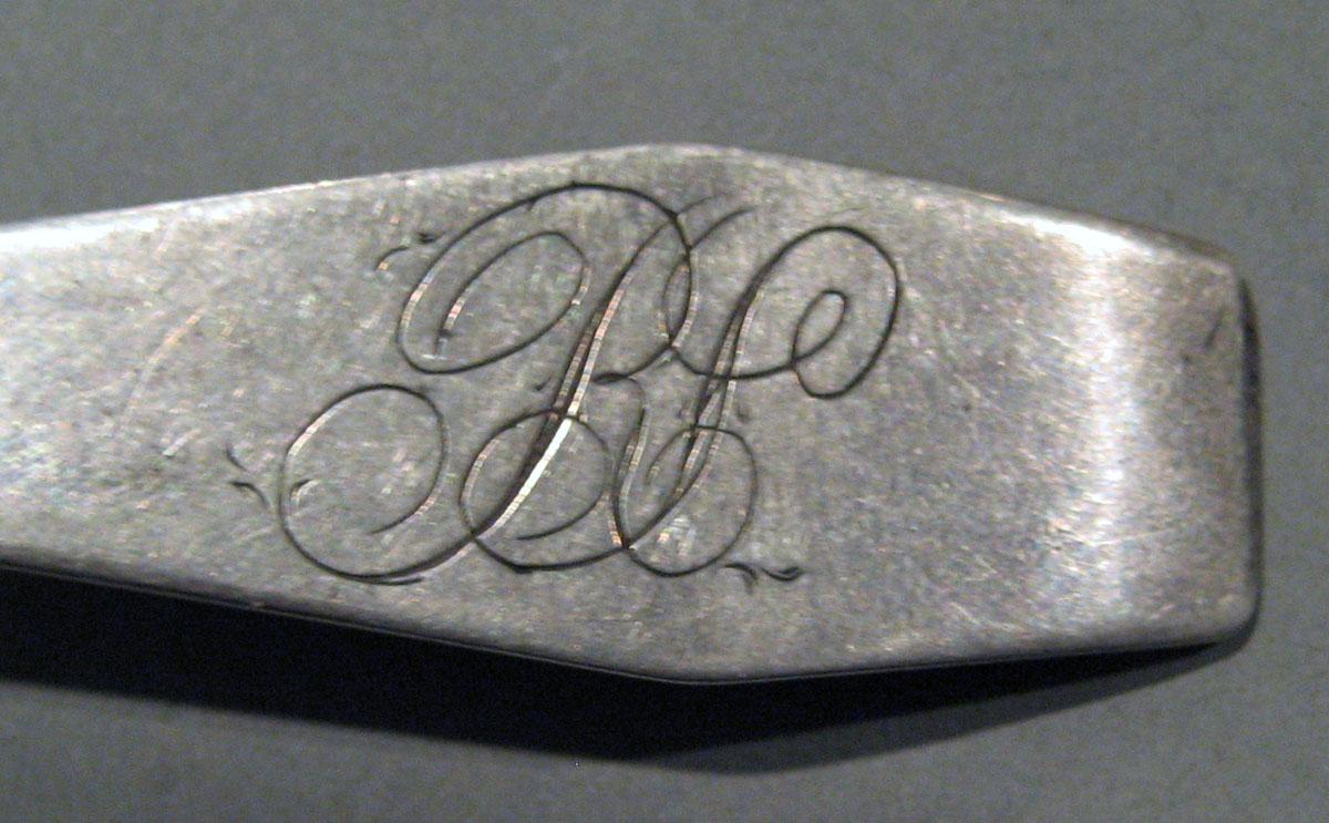 1998.0004.1427 Silver Spoon engraving