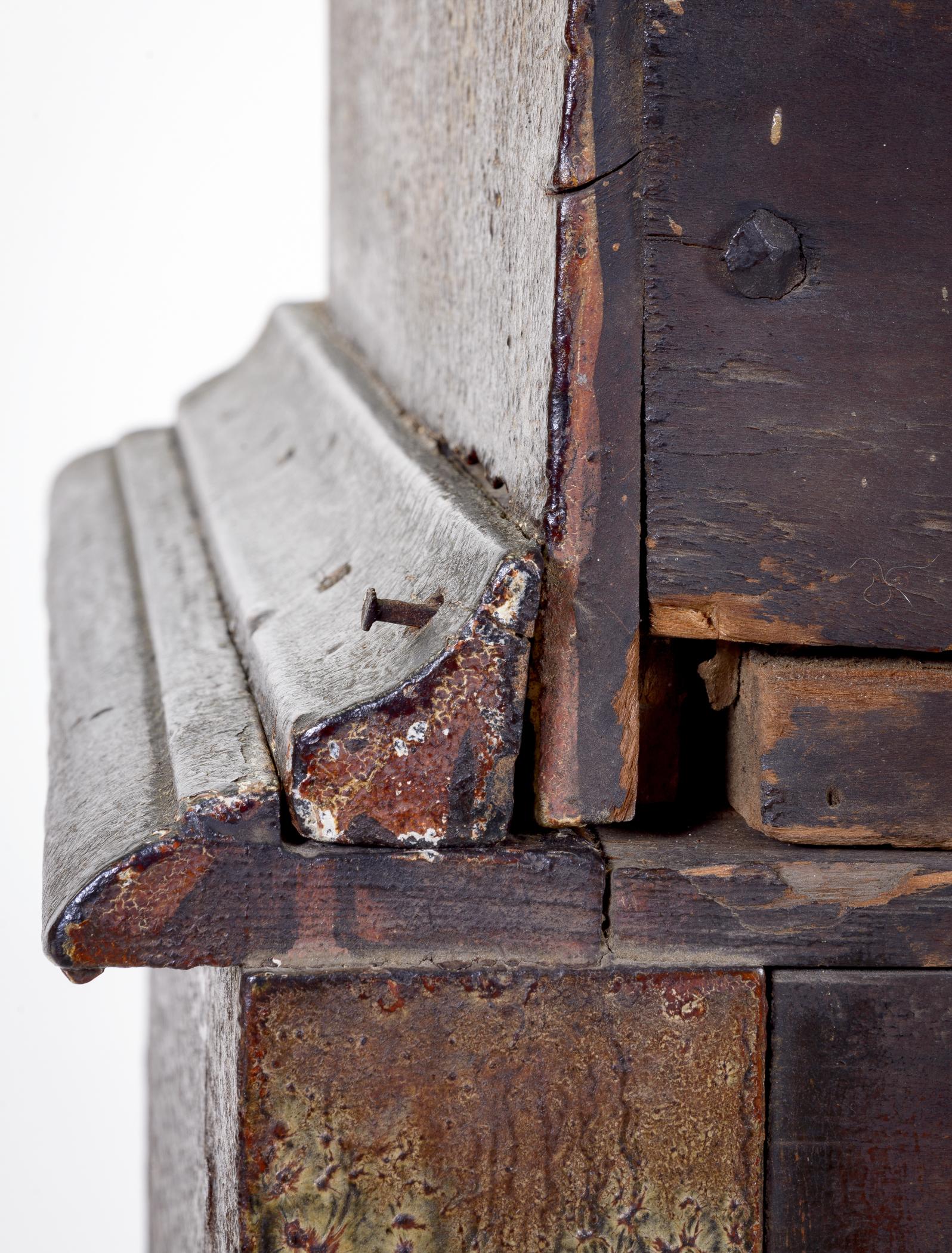 1958.0560 Chest of drawers, detail 1, back